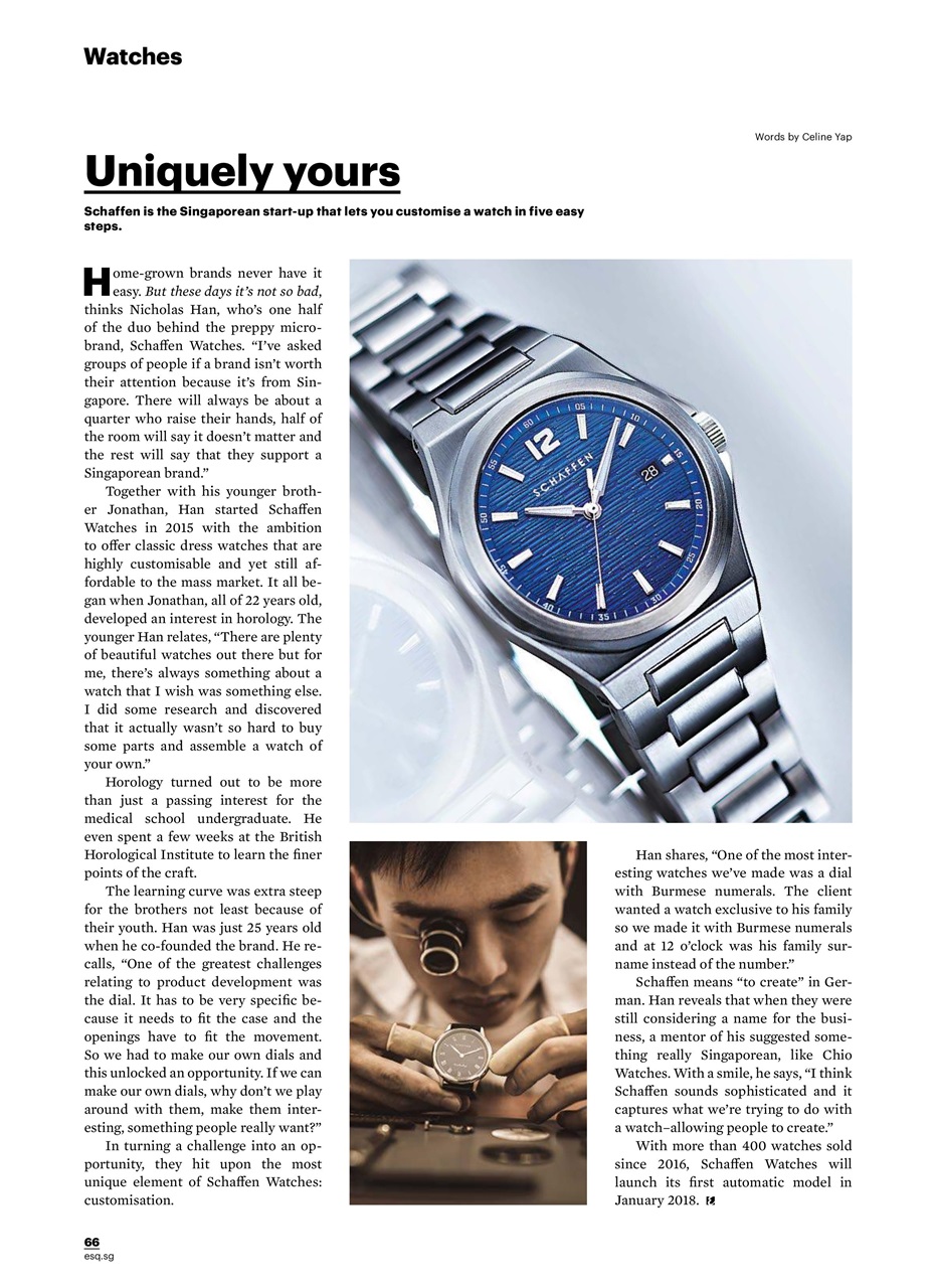 Esquire Singapore Preview Pages