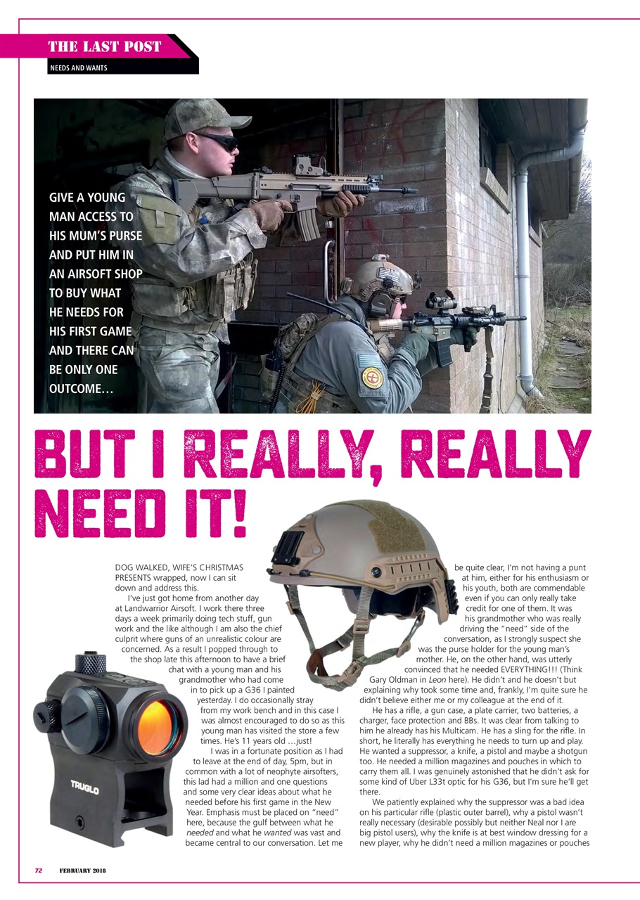 Airsoft Action Preview Pages