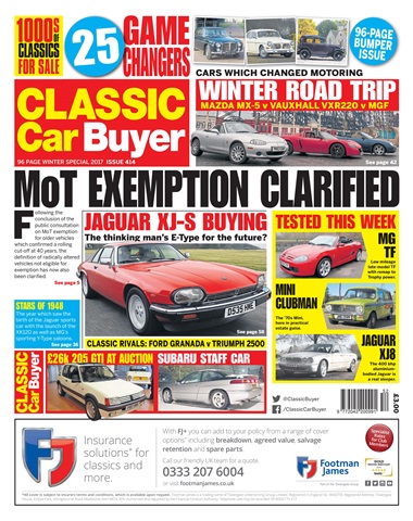 Classic Car Buyer issue 27 December 2017