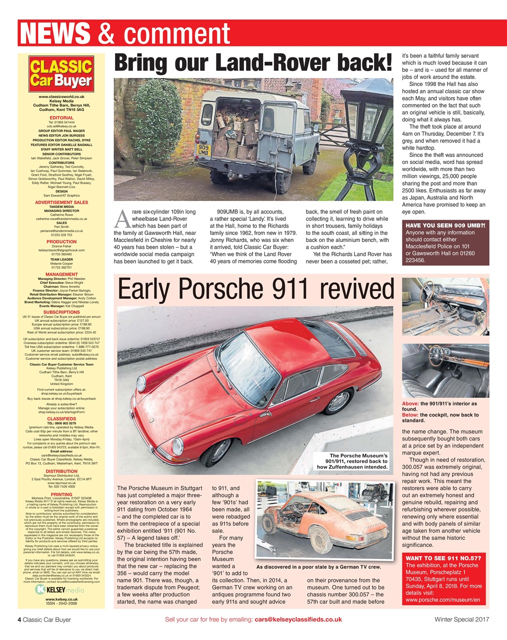 Classic Car Buyer Preview Pages
