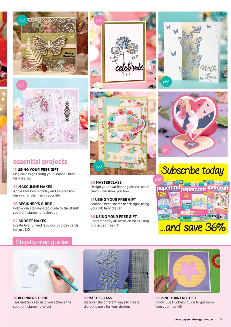 Papercraft Essentials Preview Pages