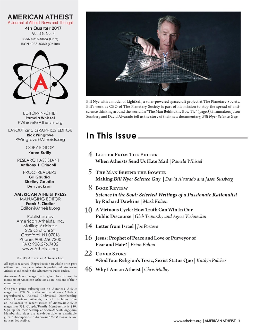 American Atheist Preview Pages