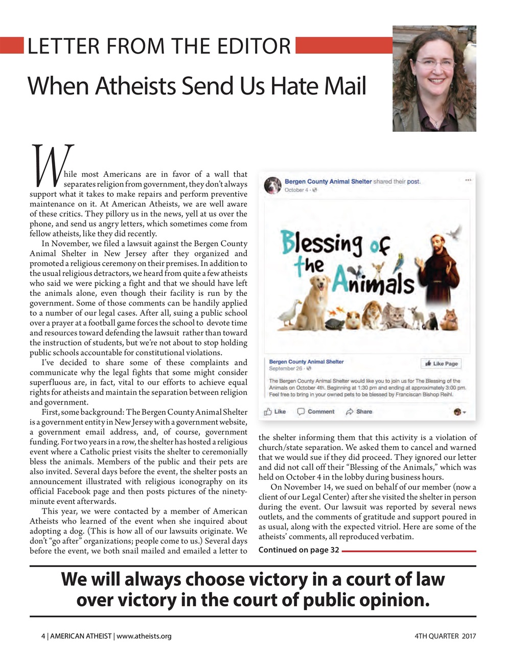 American Atheist Preview Pages