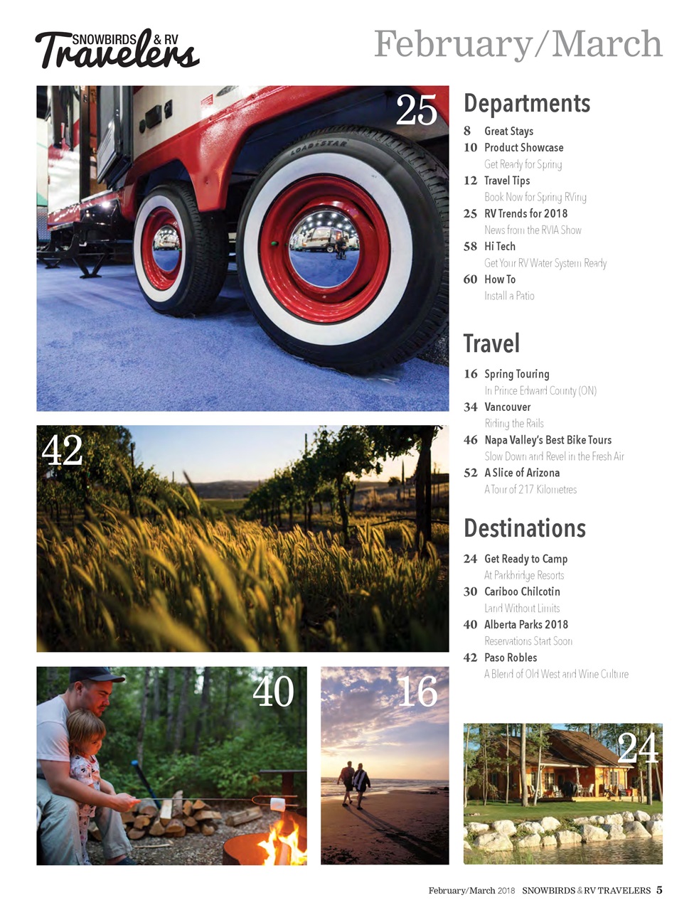Snowbirds & RV Travelers Preview Pages