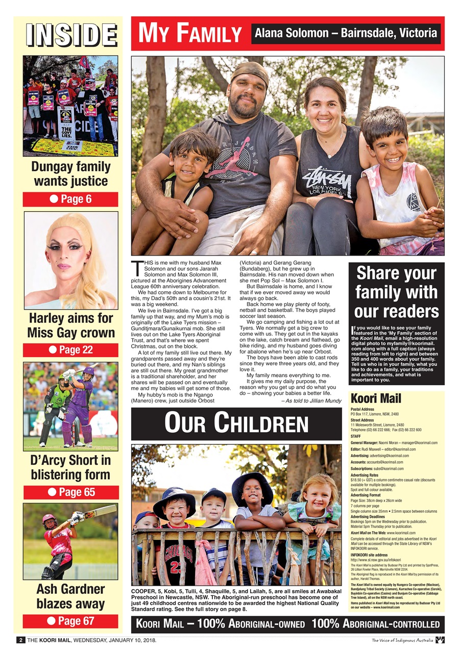 Koori Mail Preview Pages