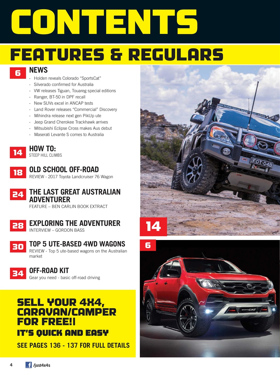 JUST 4X4S Preview Pages