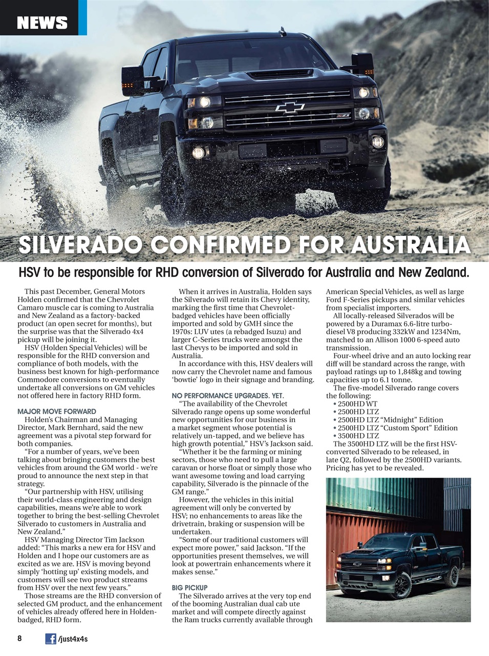 JUST 4X4S Preview Pages