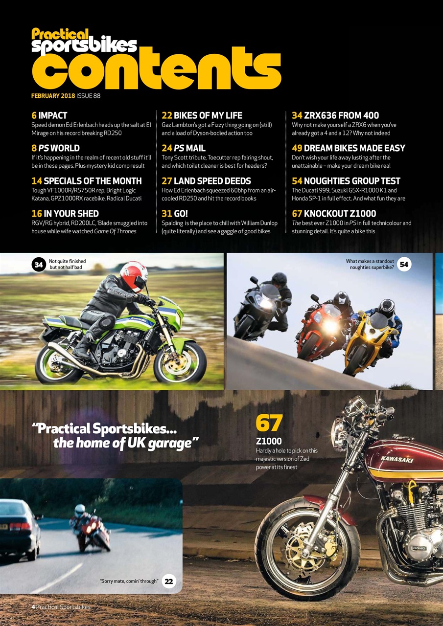 Practical Sportsbikes Preview Pages