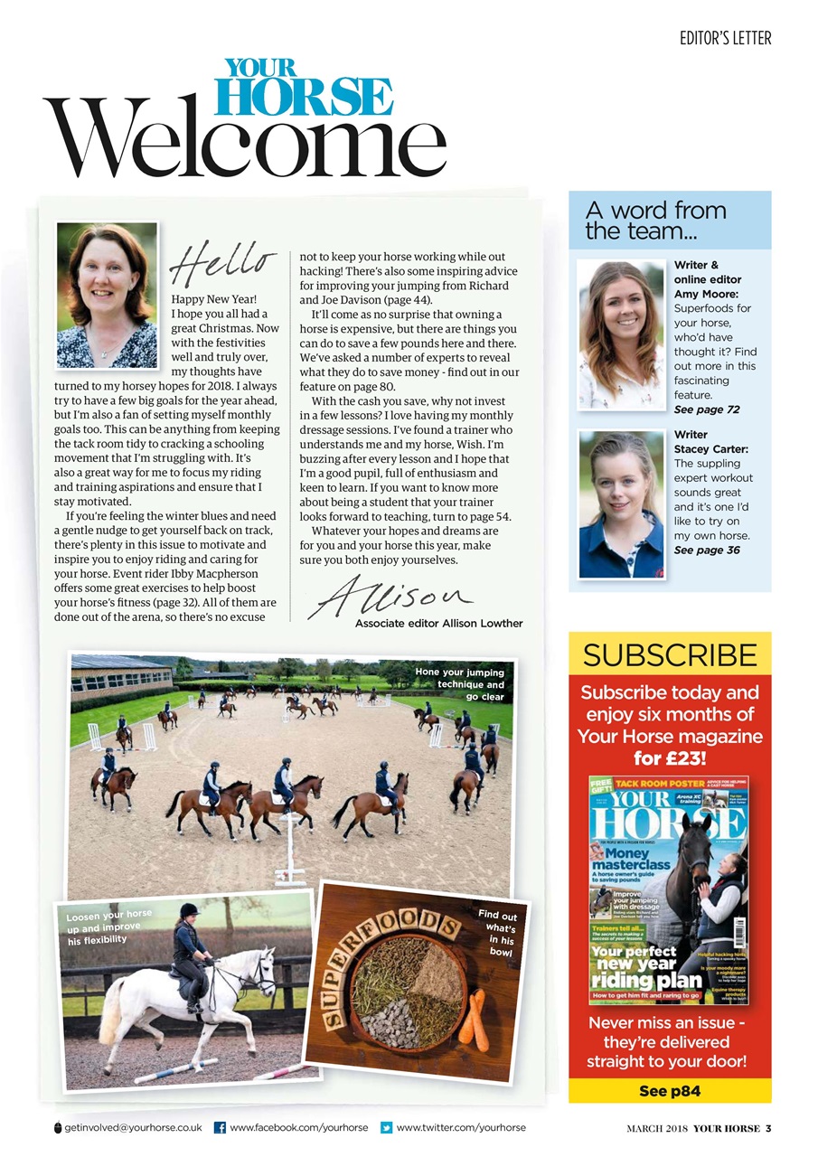 Your Horse Preview Pages