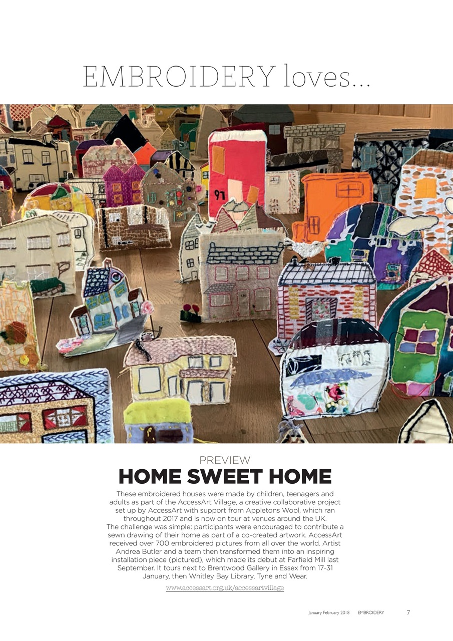 Embroidery Magazine Preview Pages