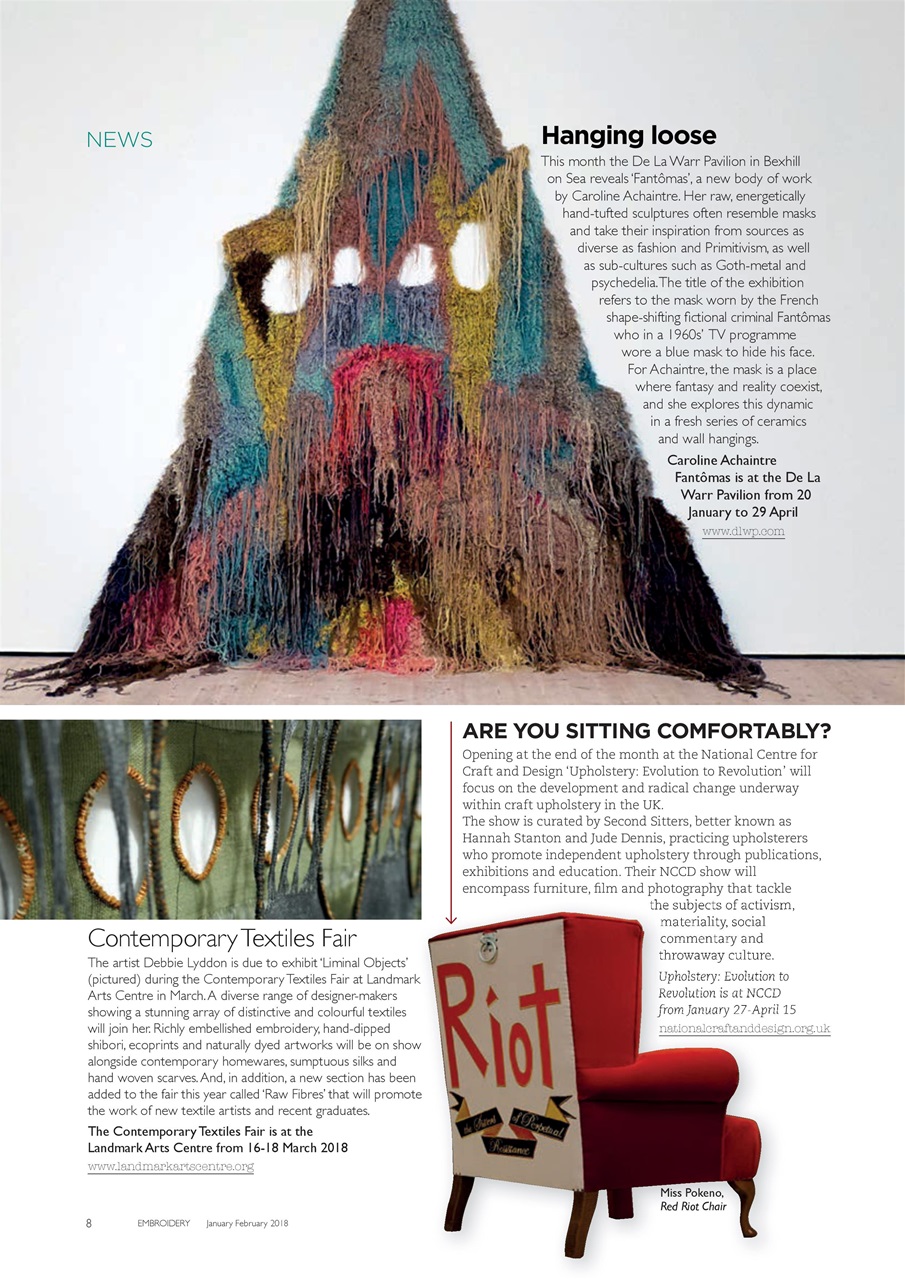 Embroidery Magazine Preview Pages
