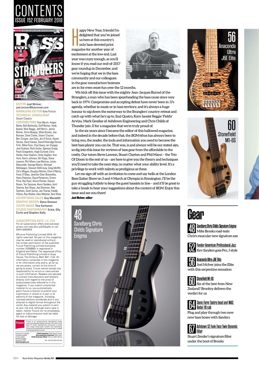 Bass Player UK Preview Pages