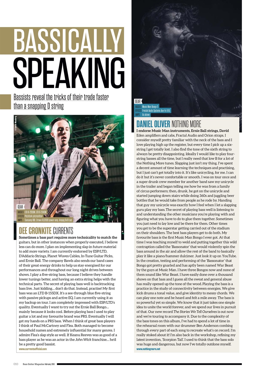 Bass Player UK Preview Pages
