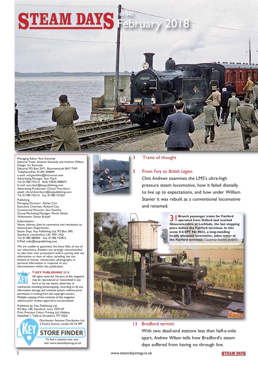 Steam Days Preview Pages