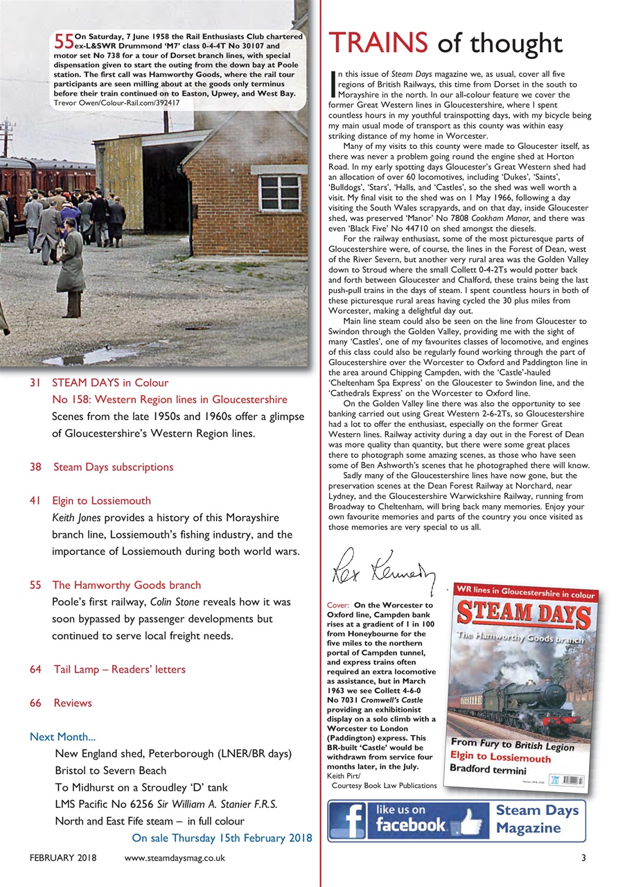 Steam Days Preview Pages