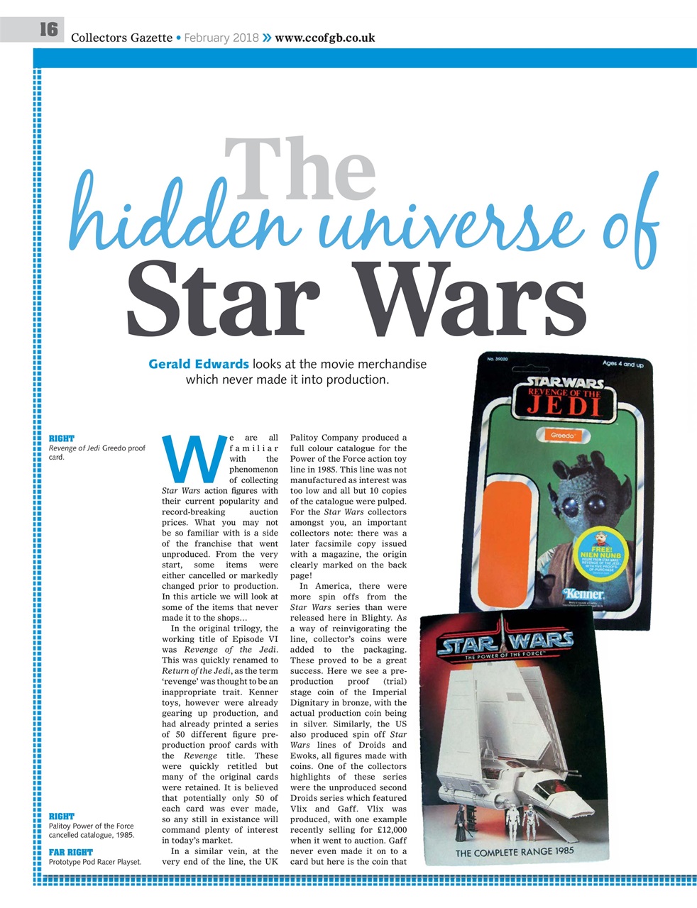 Collectors Gazette Preview Pages