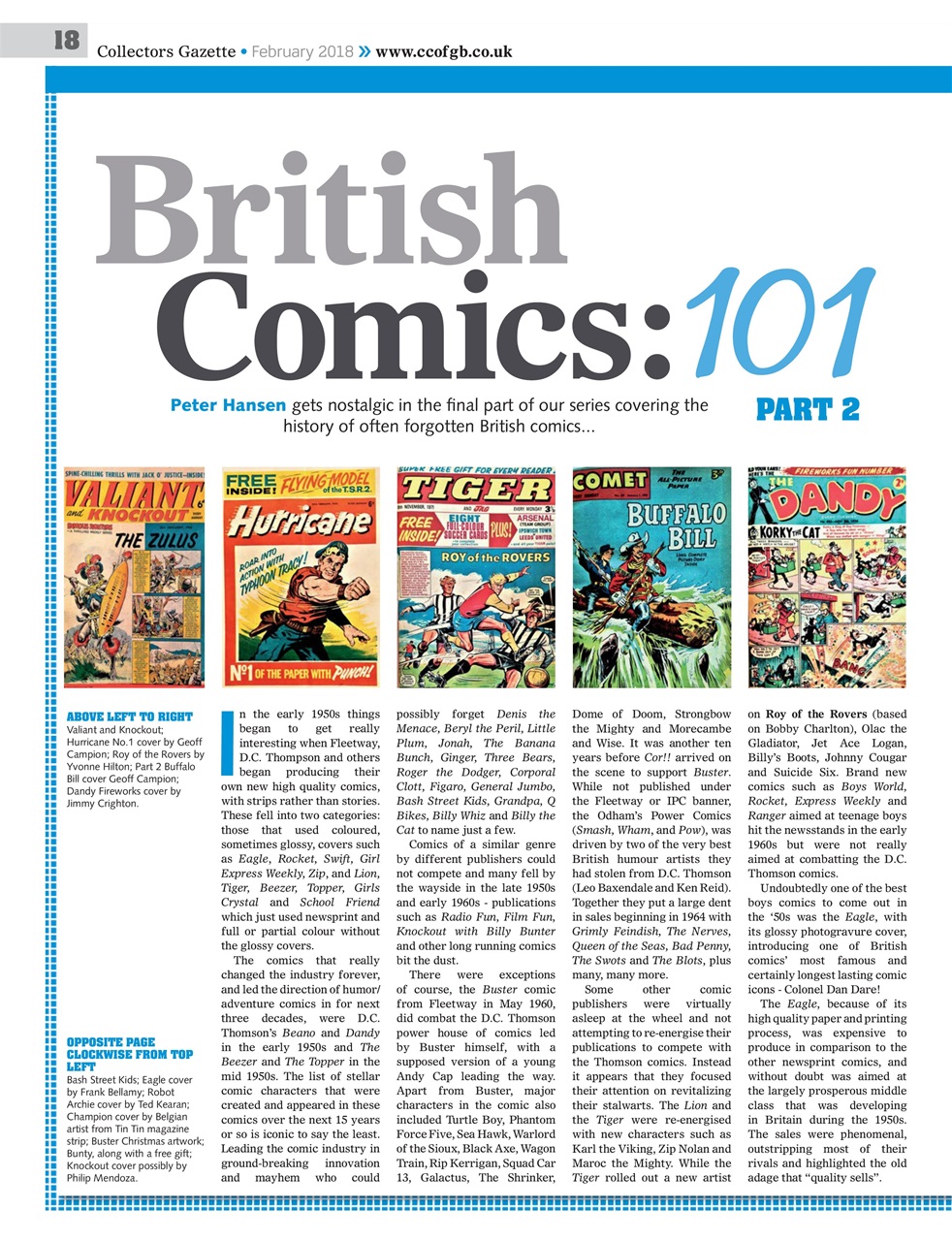 Collectors Gazette Preview Pages