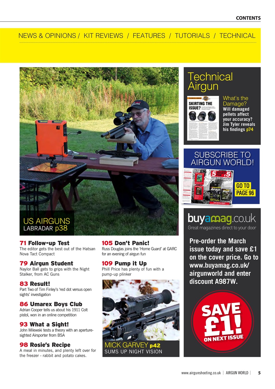 Airgun World Preview Pages