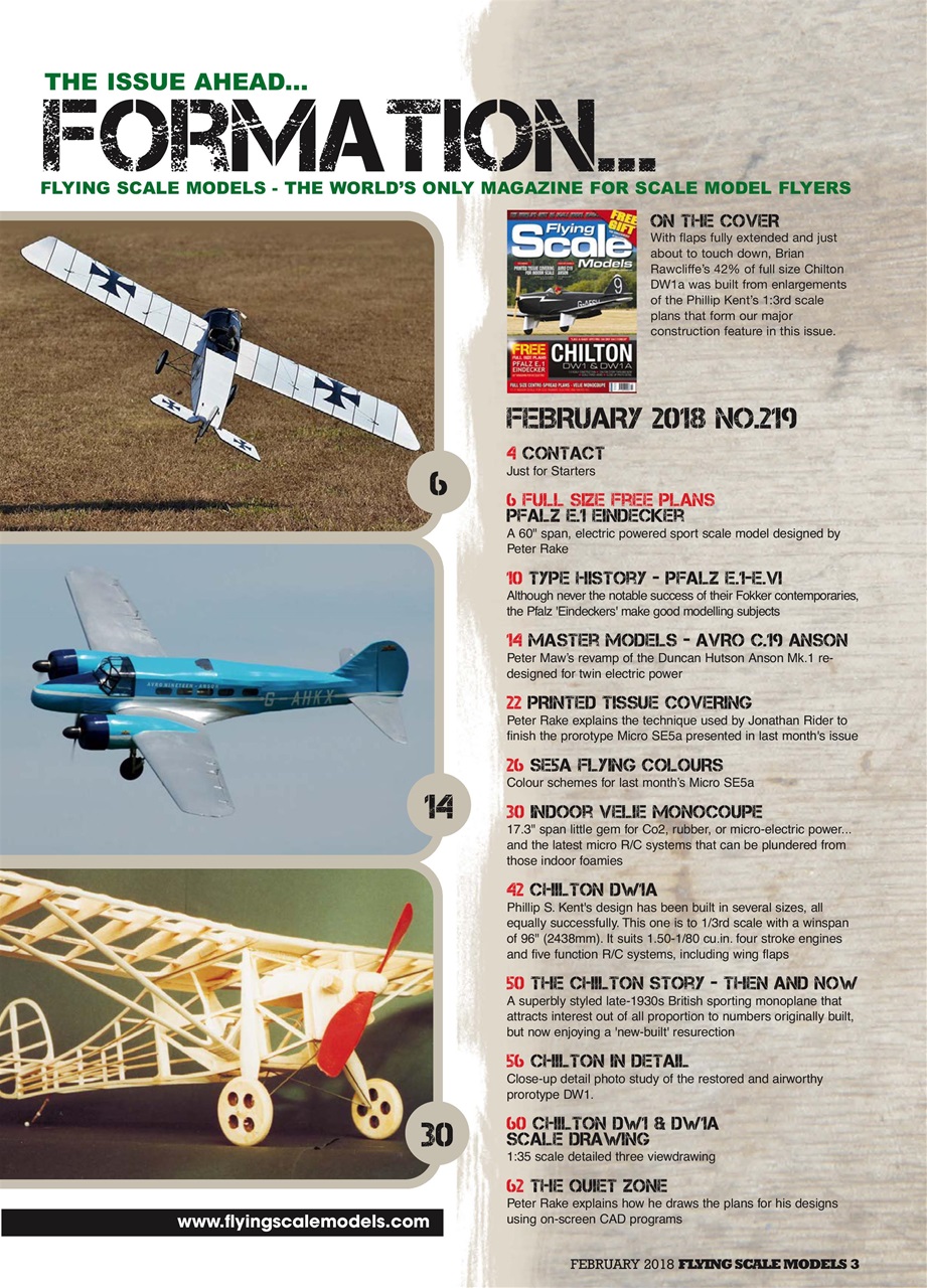 Flying Scale Models Preview Pages