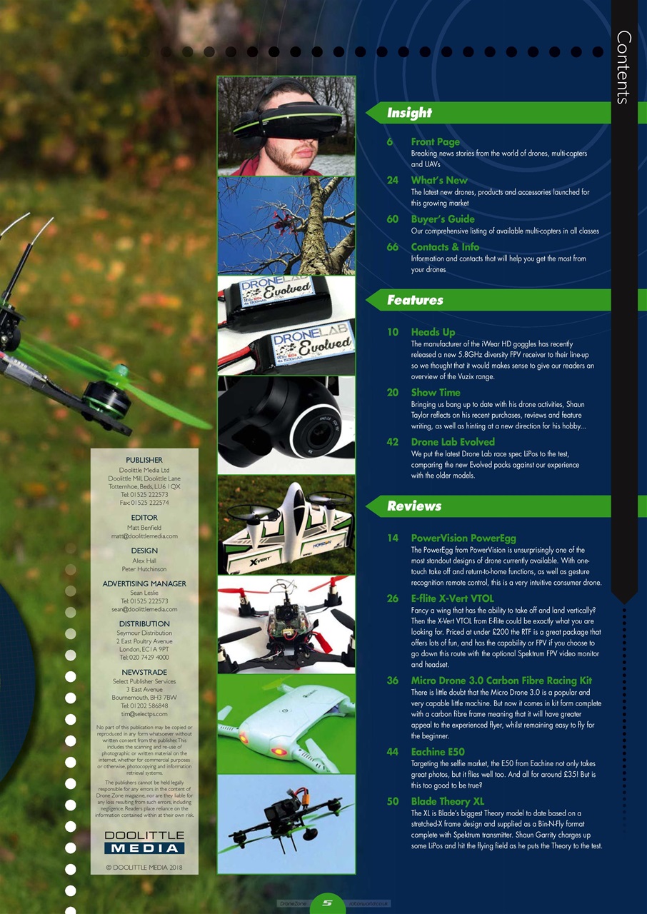 Radio Control DroneZone Preview Pages