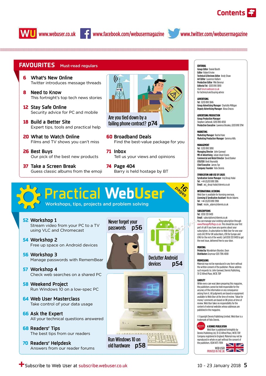 Webuser Preview Pages