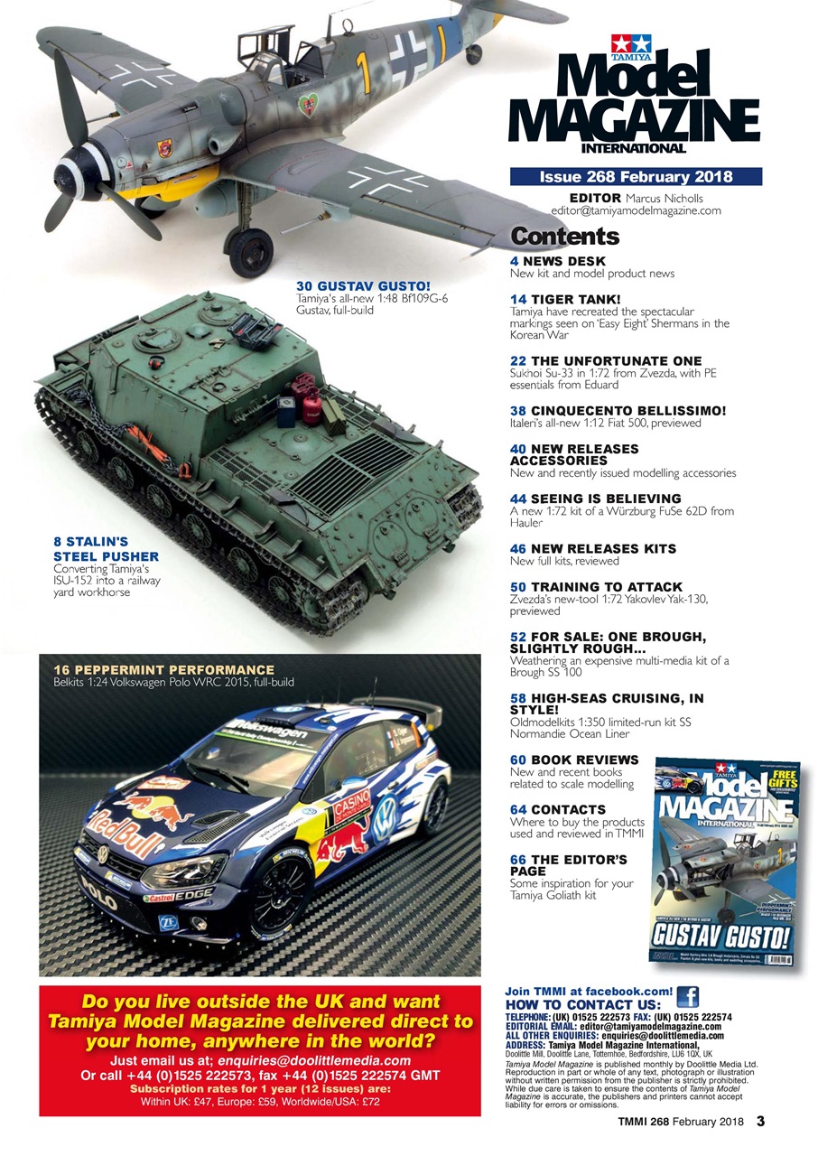 Tamiya Model Magazine Preview Pages