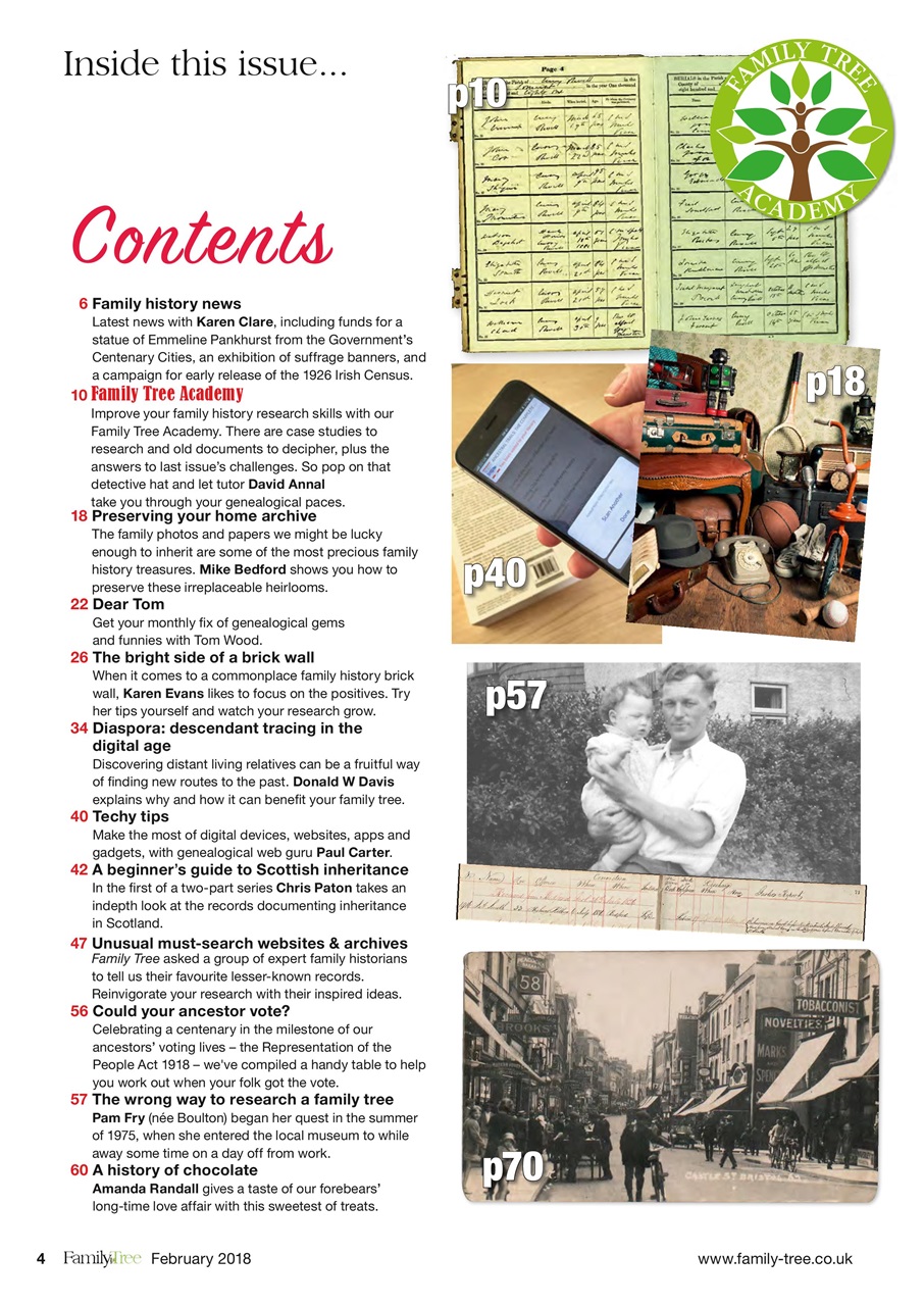Family Tree Preview Pages