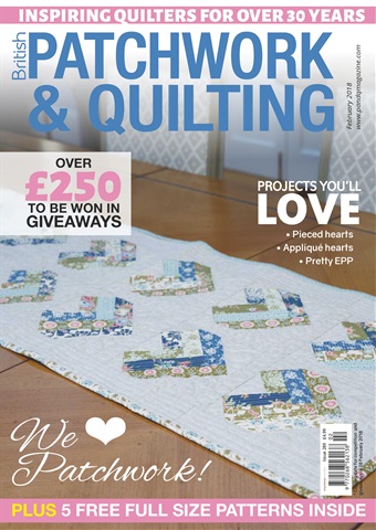 Patchwork and Quilting issue Feb-18