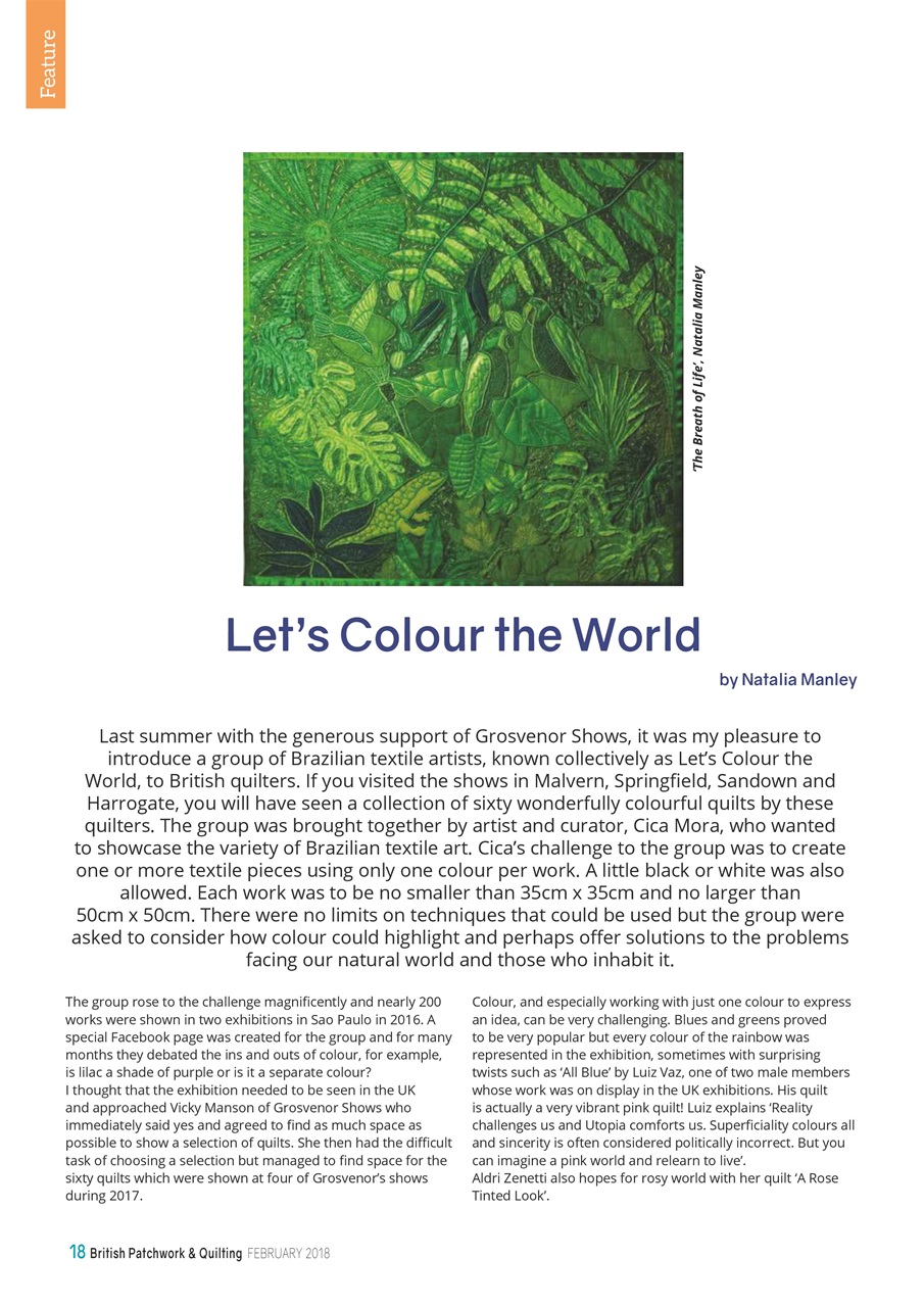 Patchwork and Quilting Preview Pages