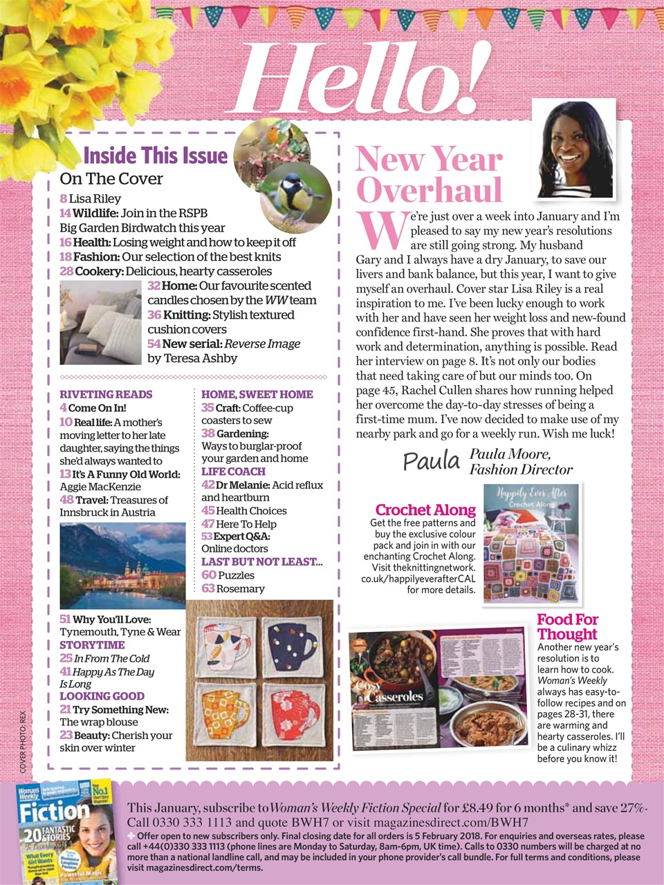 Woman's Weekly Preview Pages
