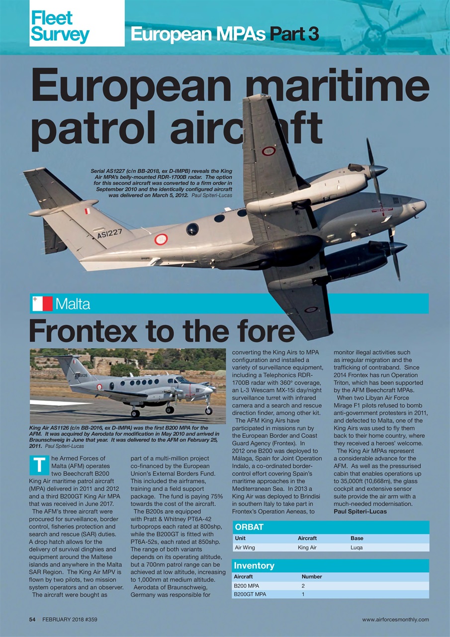 AirForces Monthly Preview Pages