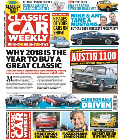Classic Car Weekly issue 10th January 2018