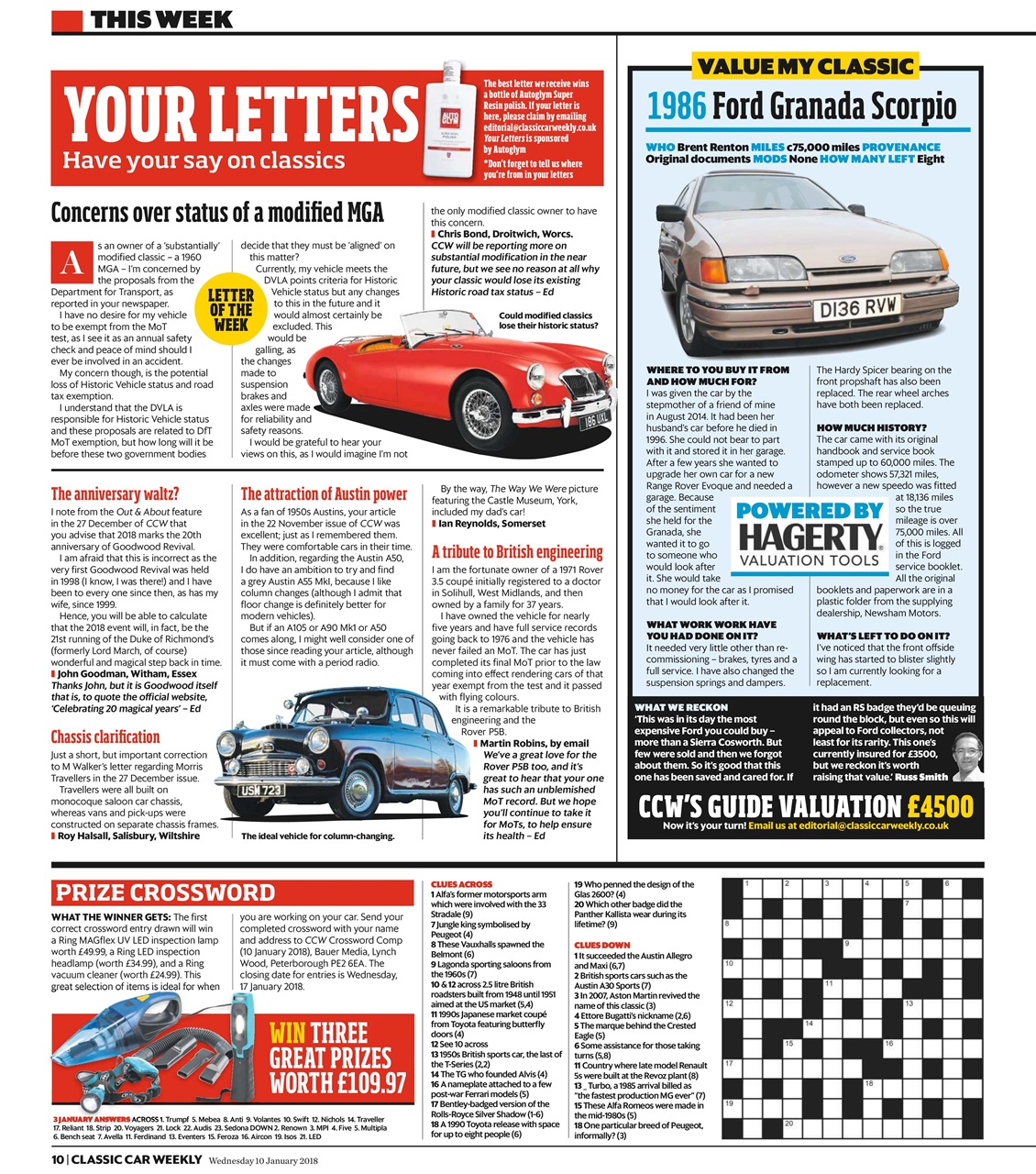 Classic Car Weekly Preview Pages