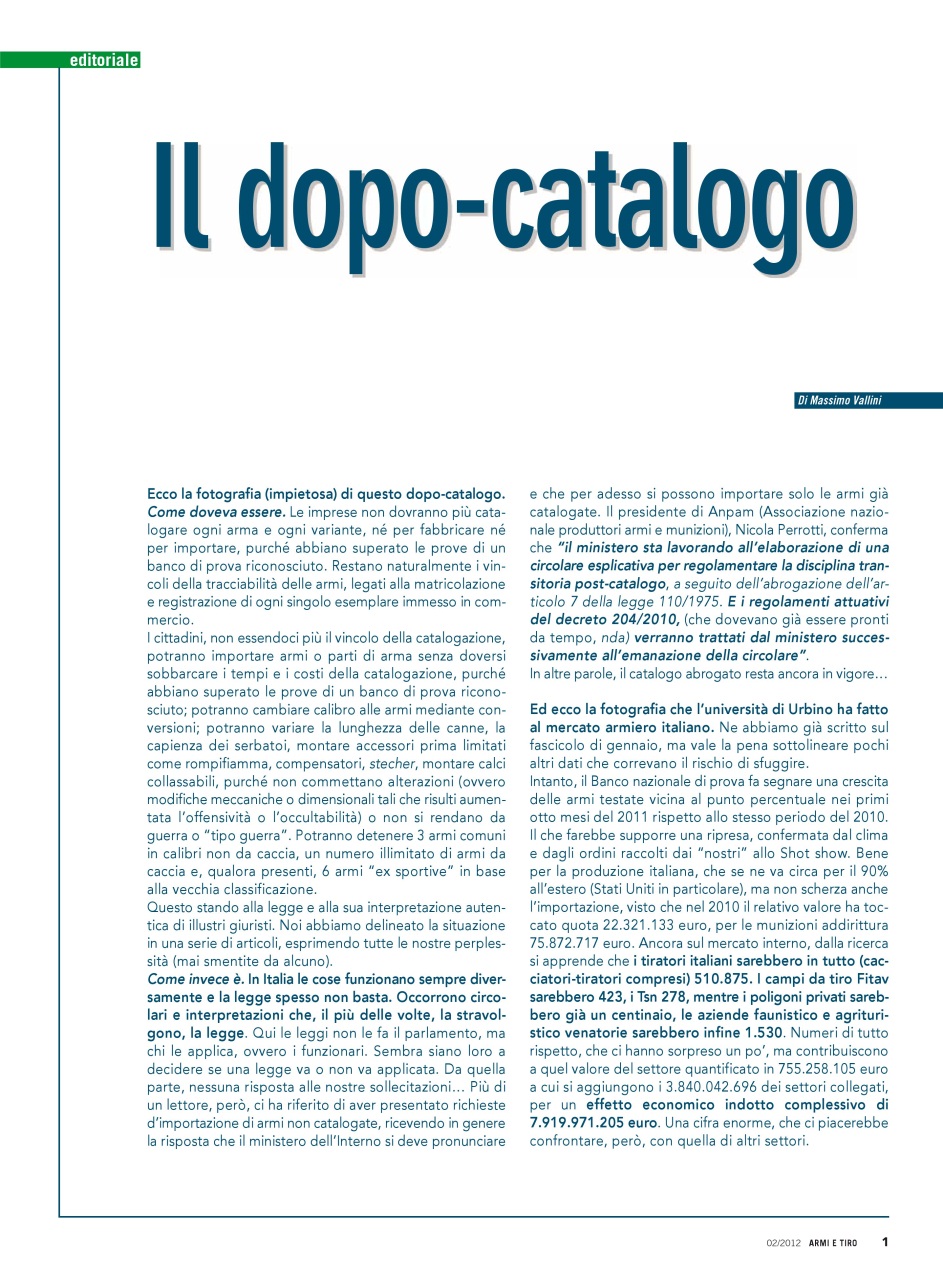 Armi E Tiro Preview Pages