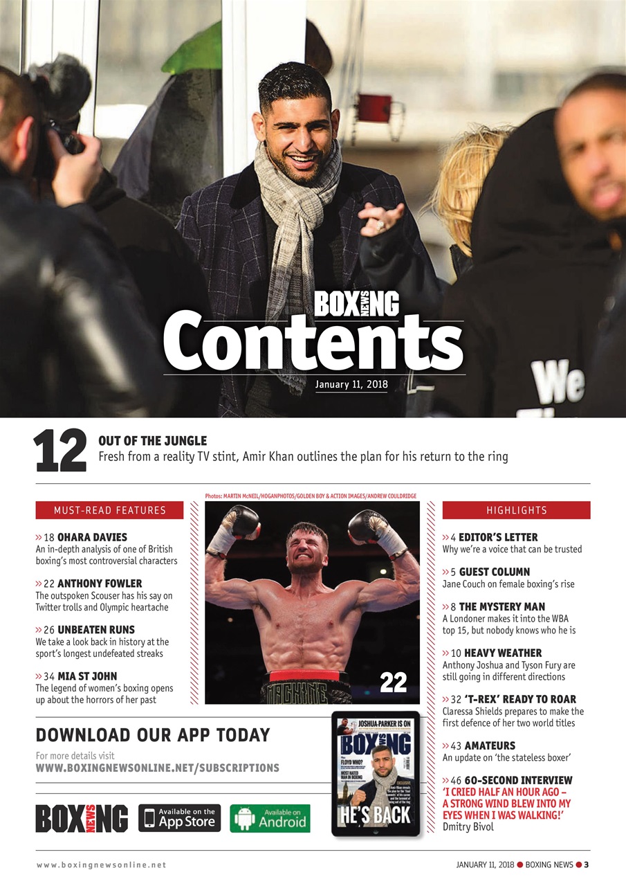 Boxing News Preview Pages