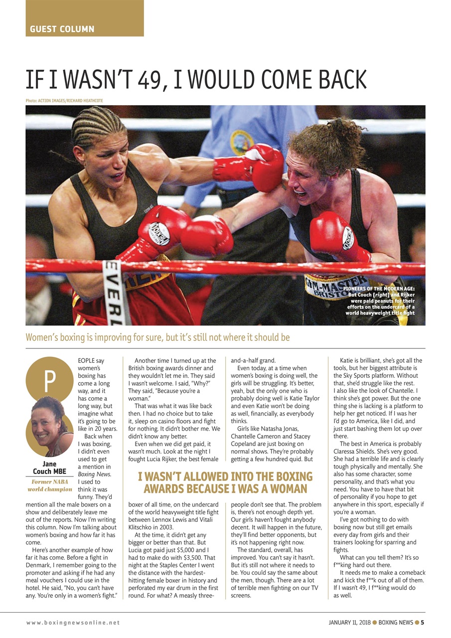 Boxing News Preview Pages