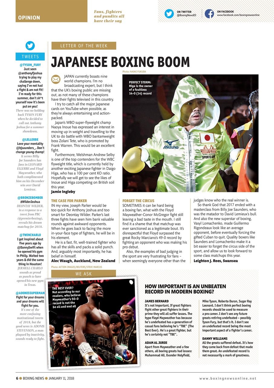 Boxing News Preview Pages
