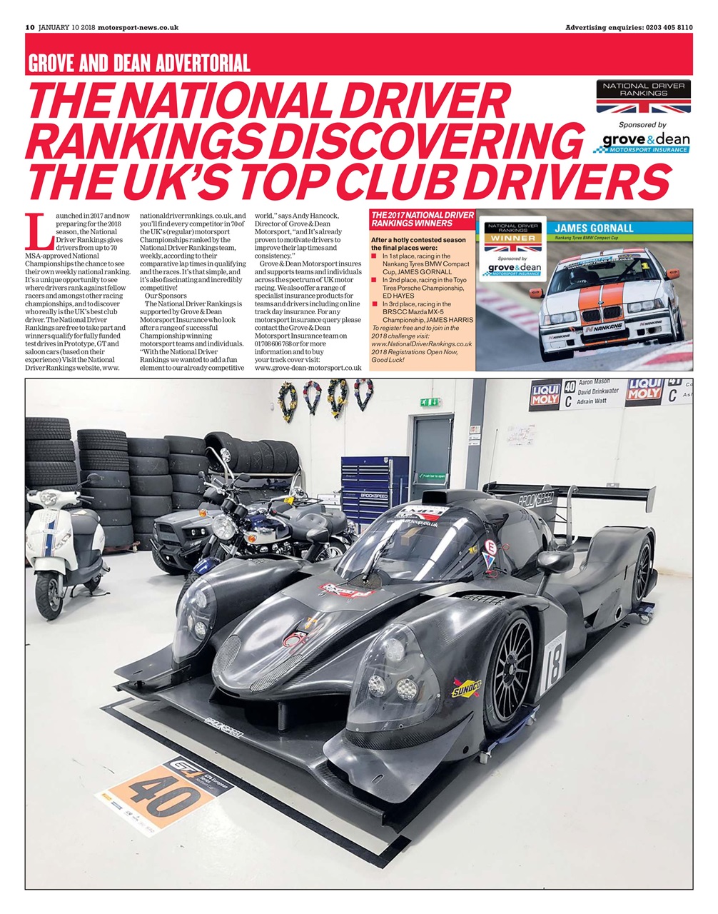 Motorsport News Preview Pages