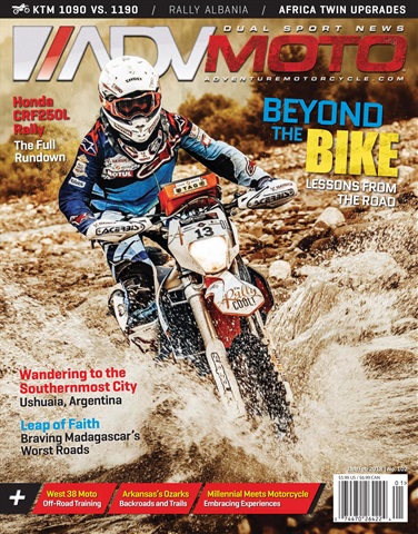 Adventure Motorcycle issue Jan/Feb 2018