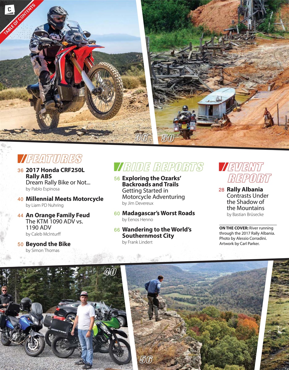 Adventure Motorcycle Preview Pages