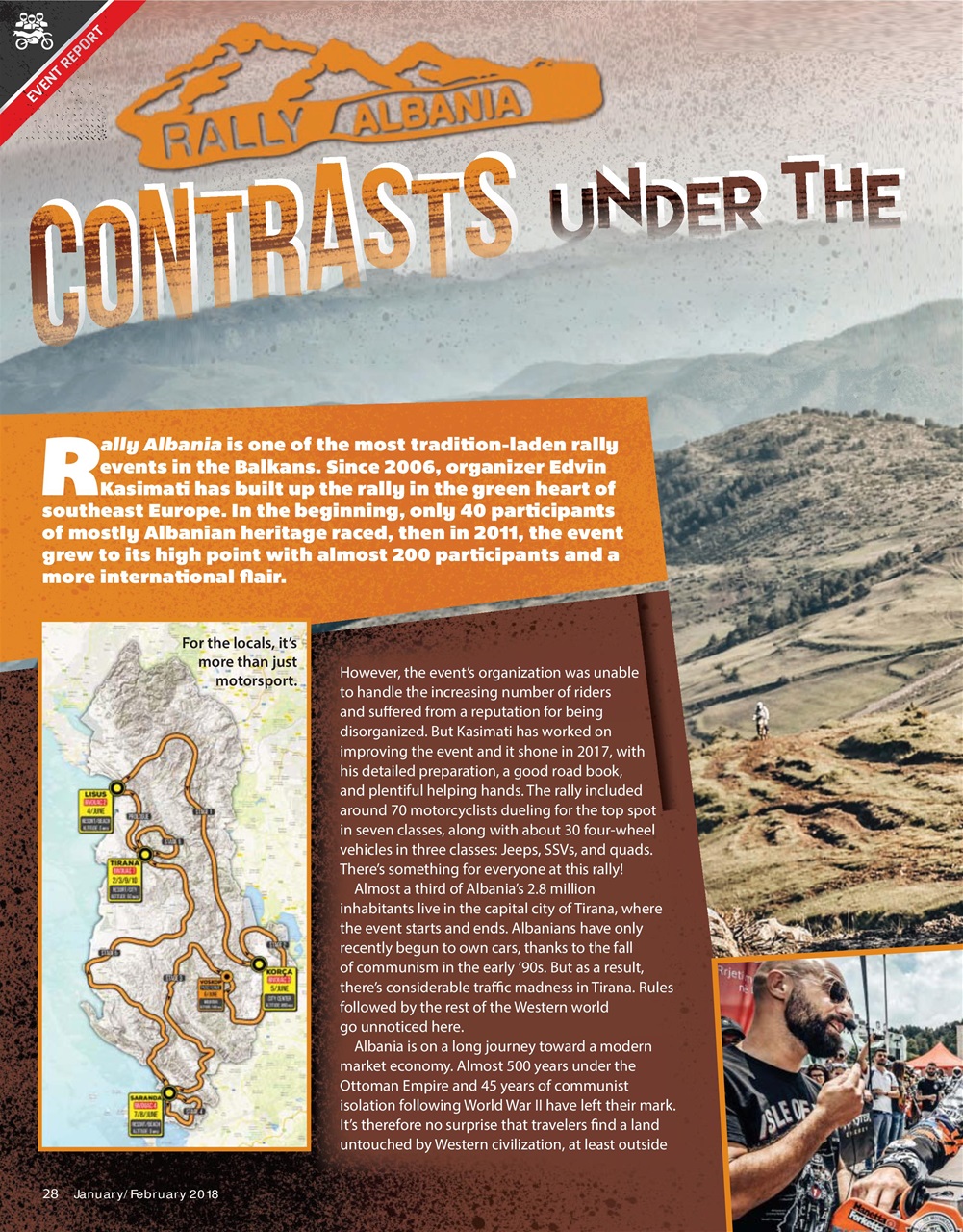 Adventure Motorcycle Preview Pages