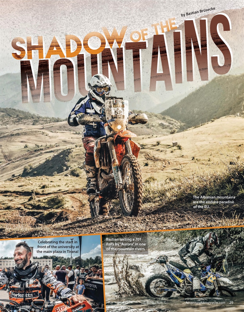 Adventure Motorcycle Preview Pages