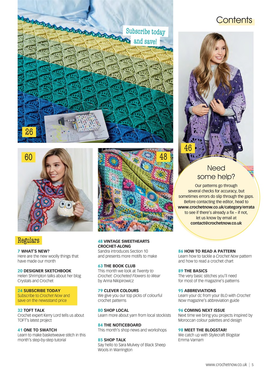 Crochet Now Magazine Preview Pages