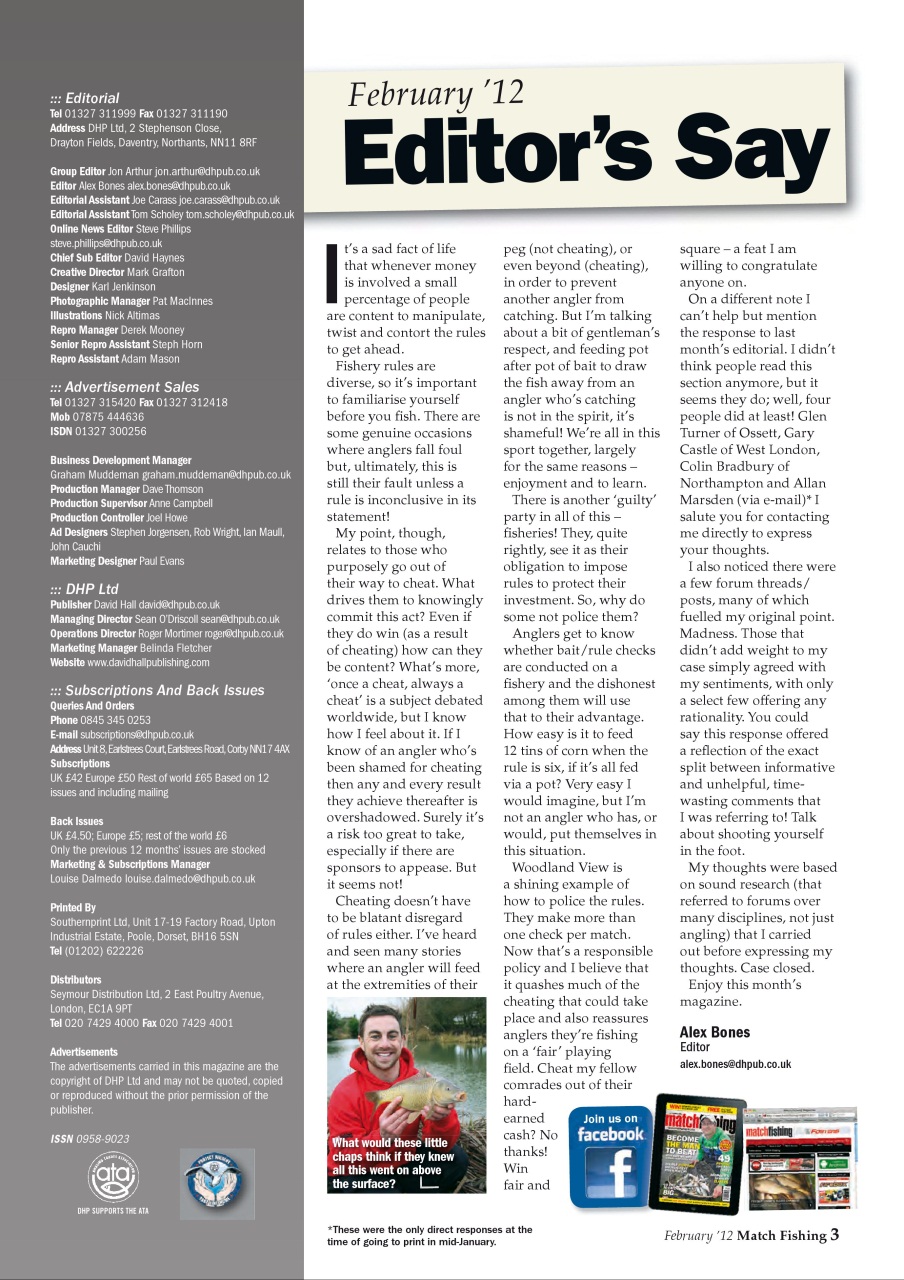 Match Fishing Preview Pages