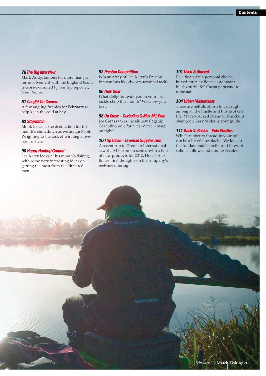 Match Fishing Preview Pages