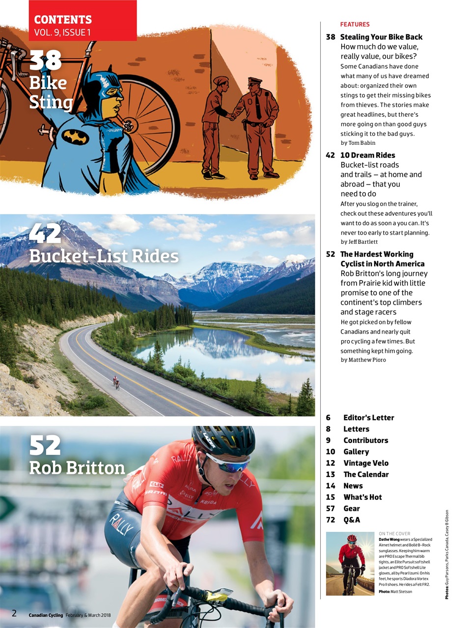 Canadian Cycling Magazine Preview Pages
