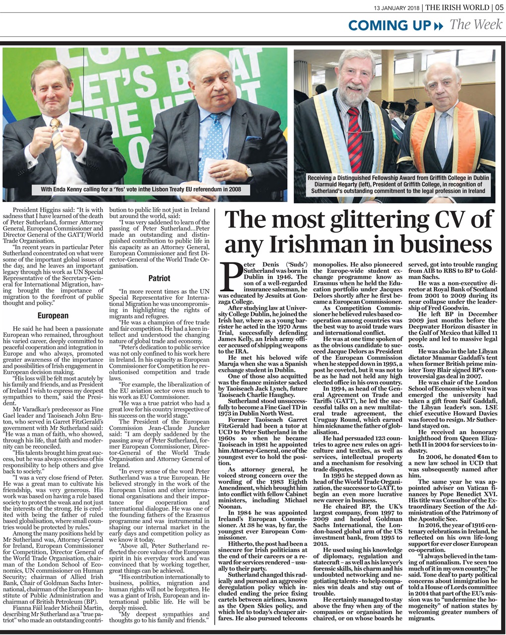 Irish World Preview Pages