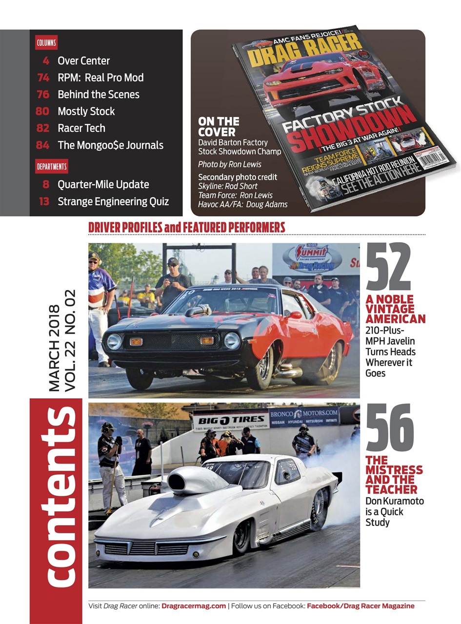 Drag Racer Preview Pages