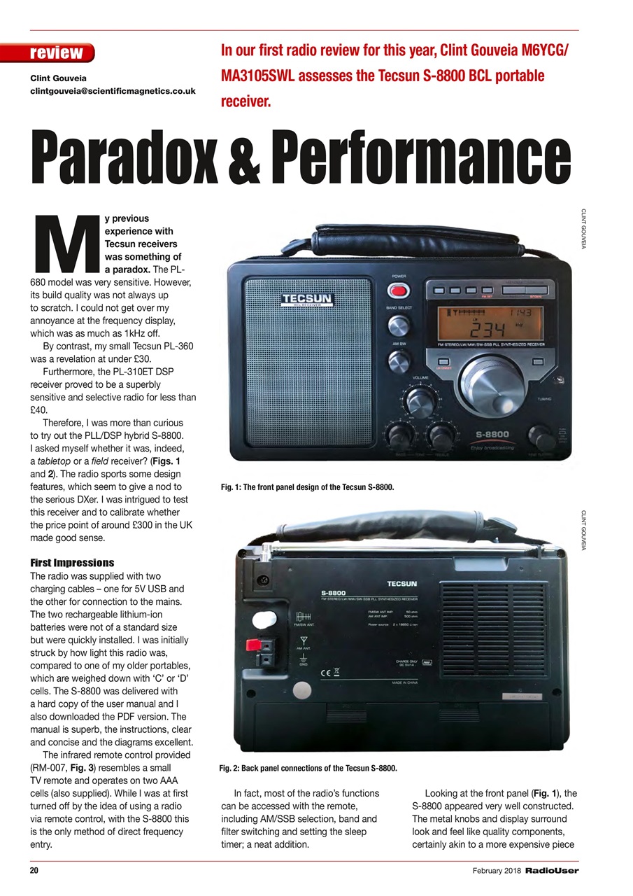 Radio User Preview Pages