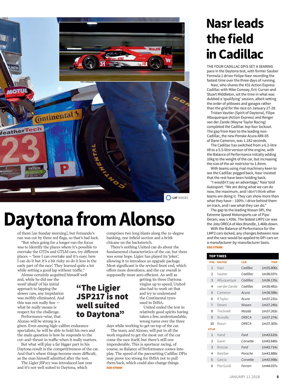 Autosport Preview Pages